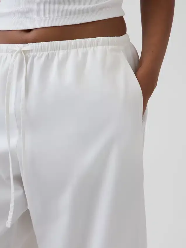 Poplin Easy Barrel-bukser