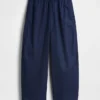 Poplin Easy Barrel-bukser