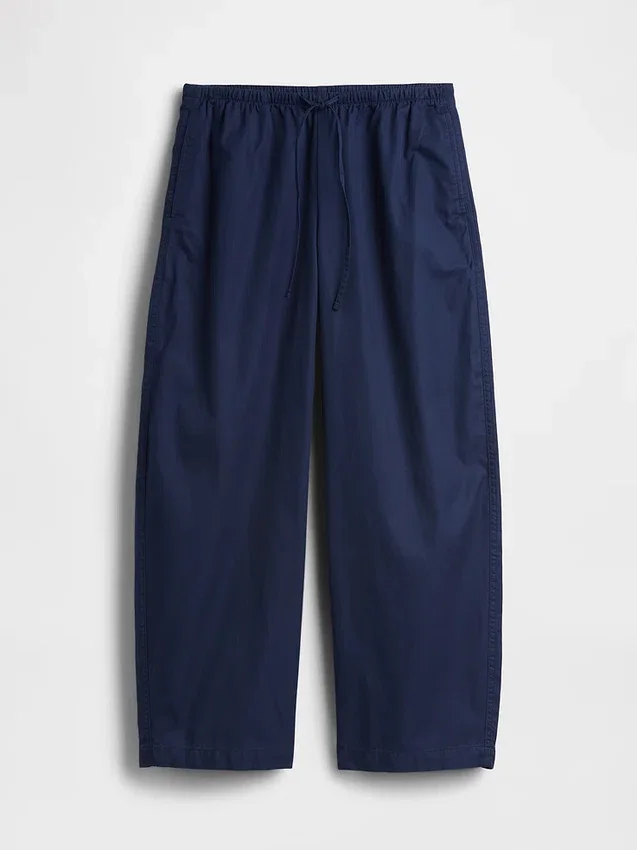 Poplin Easy Barrel-bukser