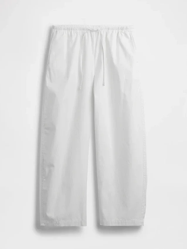 Poplin Easy Barrel-bukser
