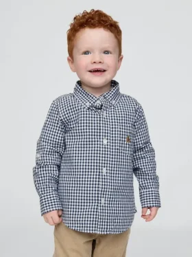 Poplin-skjorte for Baby og Småbarn