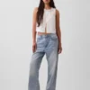 Poplin-tanktop med pintucks