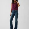 Poplin-tanktop med pintucks