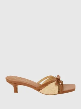 Porter-sandal med hæl