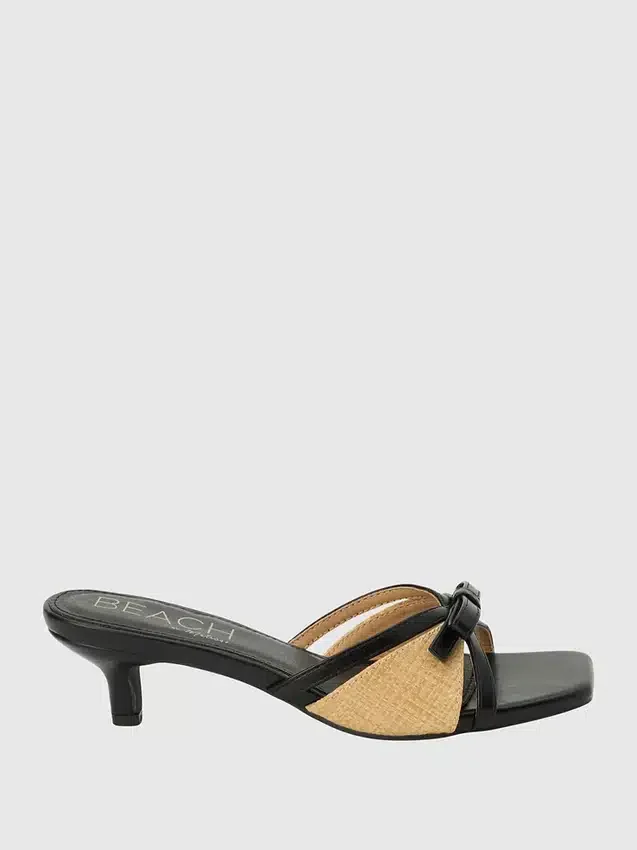 Porter-sandal med hæl