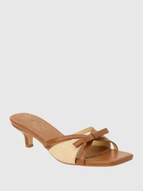 Porter-sandal med hæl