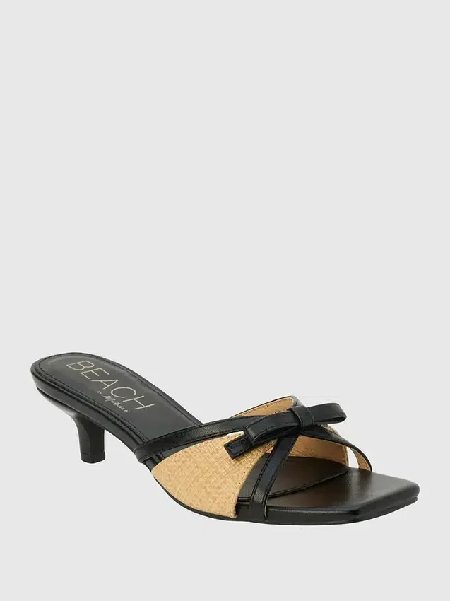 Porter-sandal med hæl