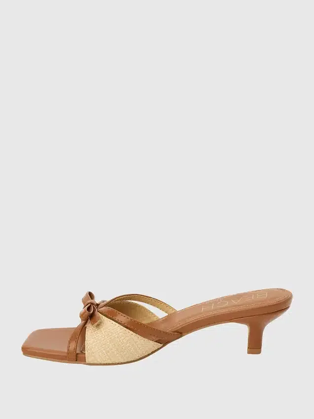 Porter-sandal med hæl