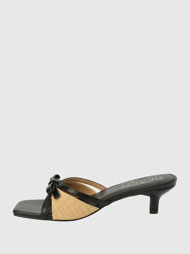Porter-sandal med hæl