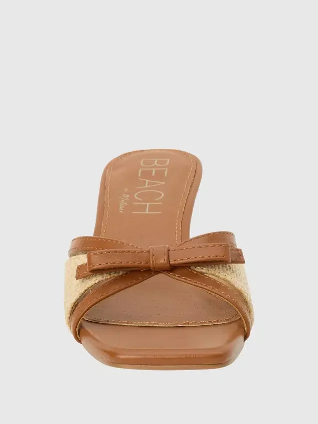 Porter-sandal med hæl