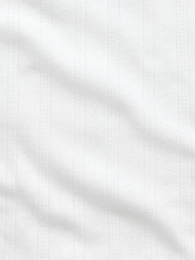 Pyjamas-cami med pointelle-kant