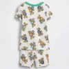 Pyjamas-sett for Baby og Småbarn i økologisk børstet bomull med Brannan Bear-motiv