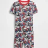 Pyjamas-sett for barn med Spider-Man-motiv i økologisk børstet bomull
