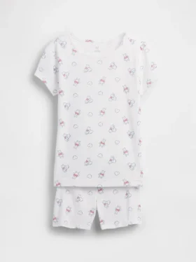 Pyjamas-sett for barn med Winnie the Pooh-motiv i økologisk børstet bomull