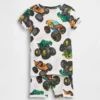 Pyjamas-sett for barn og babyer i økologisk børstet bomull med Hot Wheels-motiv