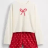 Pyjamas-sett med shorts for barn i resirkulert materiale