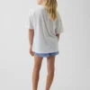 Pyjamas-sett med shorts for barn i resirkulert materiale