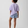 Pyjamas-sett med shorts for barn i resirkulert materiale
