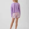 Pyjamas-sett med shorts for barn i resirkulert materiale