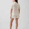 Pyjamas-sett med shorts for barn i resirkulert materiale
