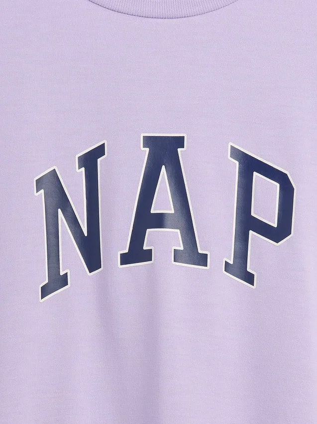 Pyjamas-sett med shorts for barn i resirkulert materiale