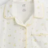 Pyjamas-sett med shorts for barn i resirkulert materiale