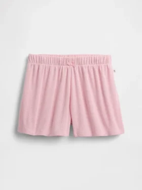 Pyjamas-shorts for barn i resirkulert pointelle