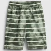 Pyjamas-shorts for barn i resirkulert tie-dye-striper