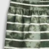 Pyjamas-shorts for barn i resirkulert tie-dye-striper