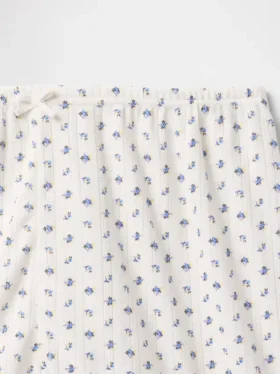 Pyjamas-Shorts i pointelle