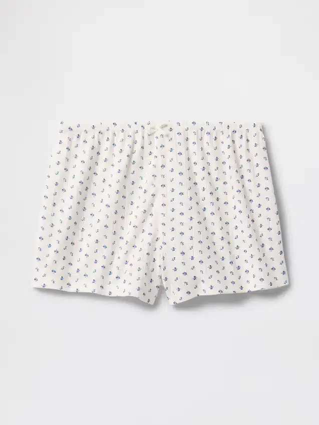 Pyjamas-Shorts i pointelle