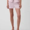 Pyjamas-shorts i poplin