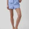 Pyjamas-shorts i poplin