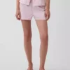 Pyjamas-shorts i poplin