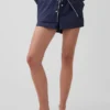 Pyjamas-shorts i poplin