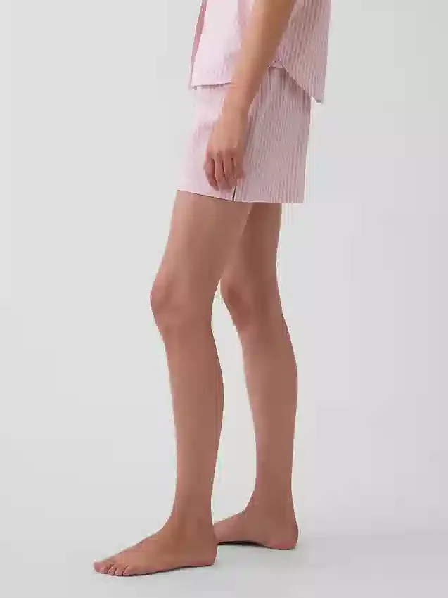 Pyjamas-shorts i poplin