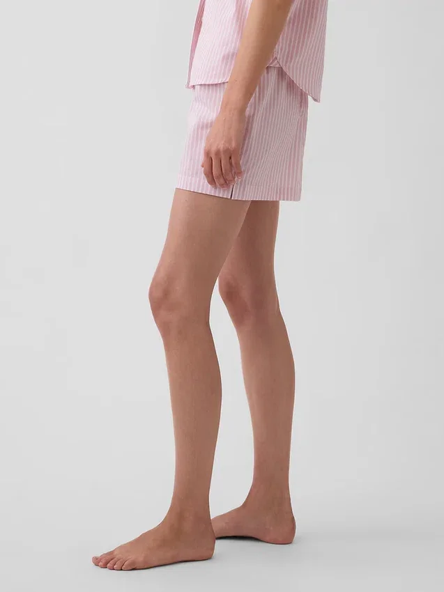 Pyjamas-shorts i poplin