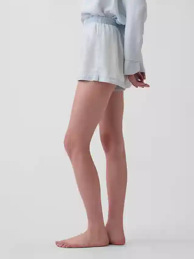 Pyjamas-shorts i poplin