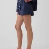 Pyjamas-shorts i poplin