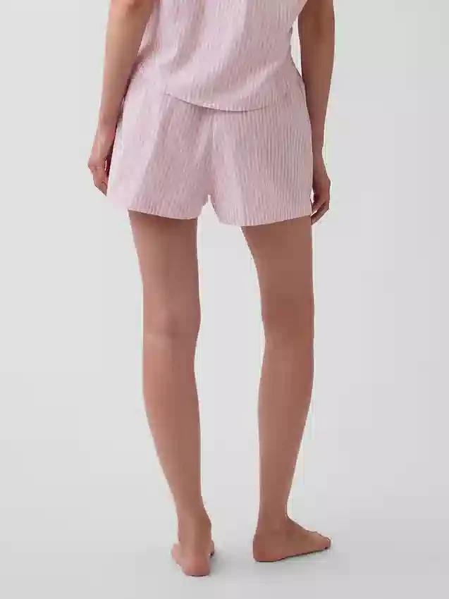 Pyjamas-shorts i poplin