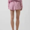 Pyjamas-shorts i poplin
