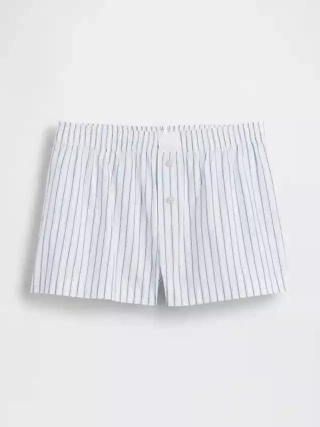 Pyjamas-shorts i poplin