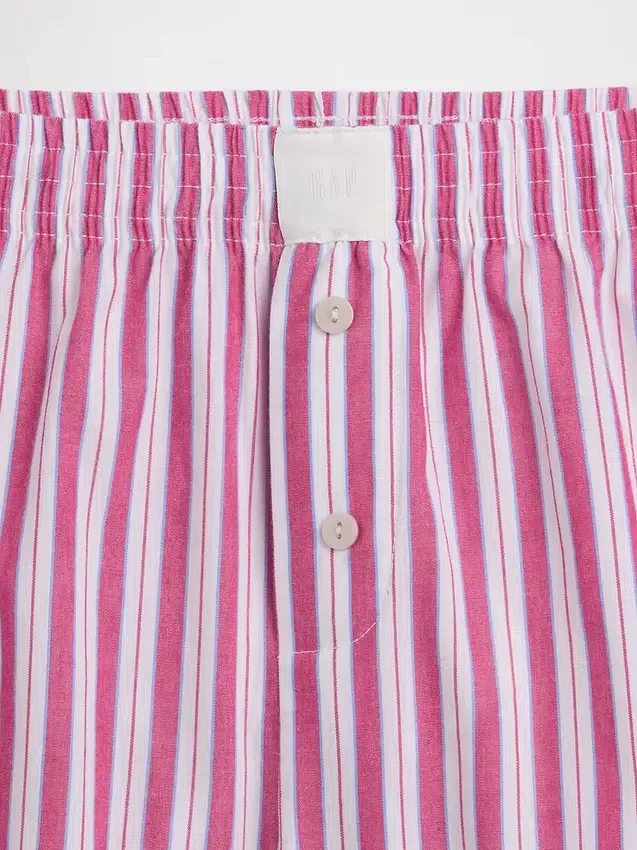 Pyjamas-shorts i poplin