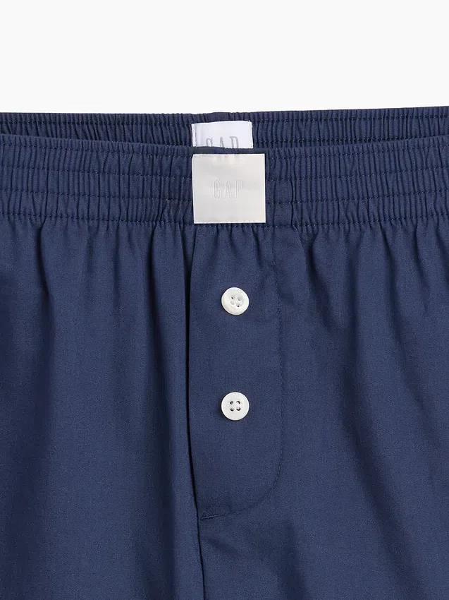 Pyjamas-shorts i poplin