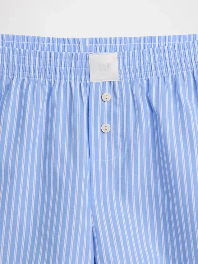Pyjamas-shorts i poplin