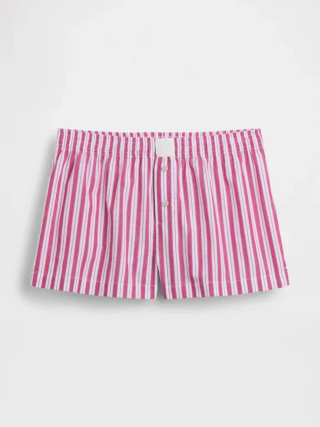 Pyjamas-shorts i poplin