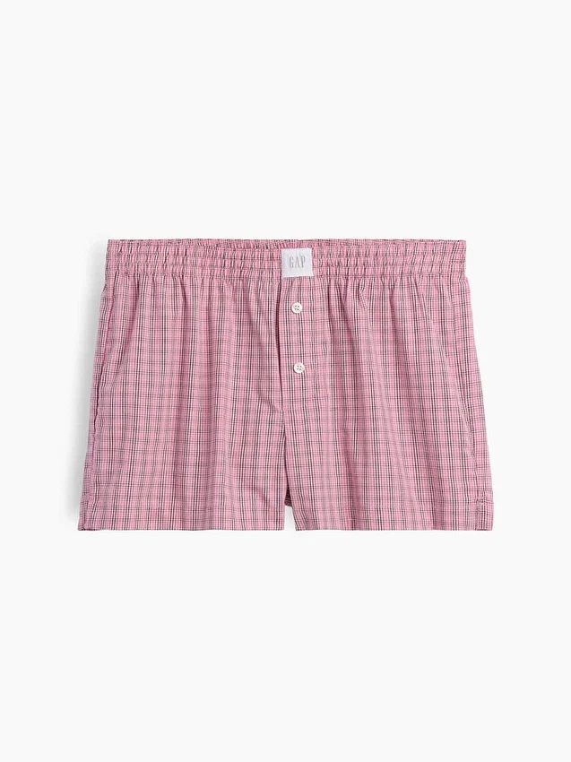 Pyjamas-shorts i poplin