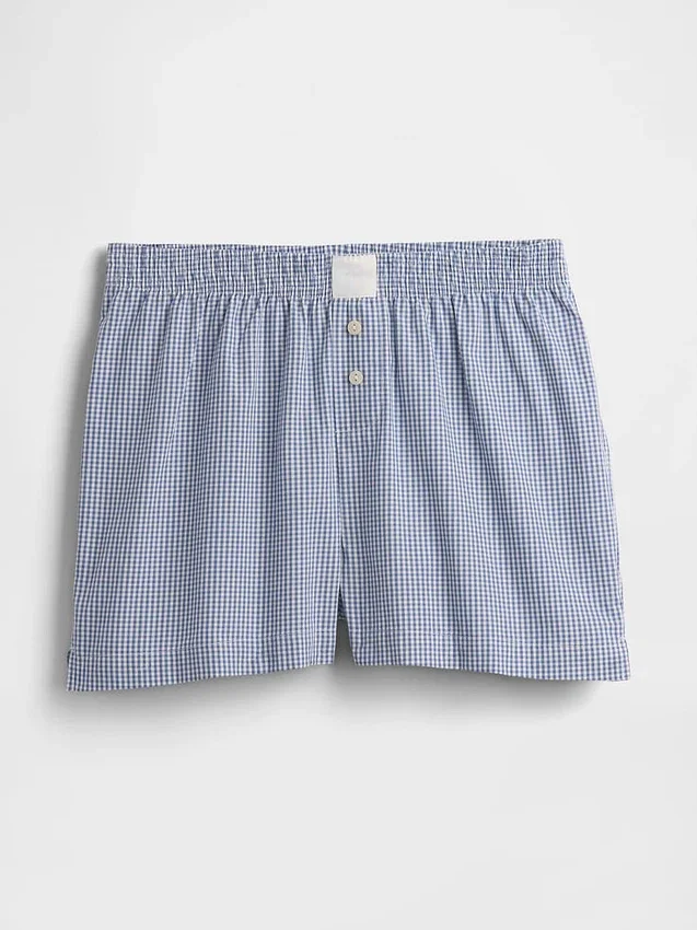 Pyjamas-shorts i poplin