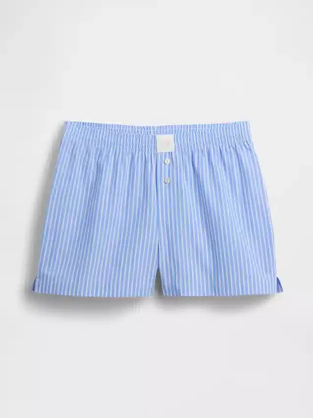 Pyjamas-shorts i poplin