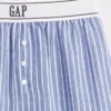 Pyjamas-shorts i resirkulert flanell for barn